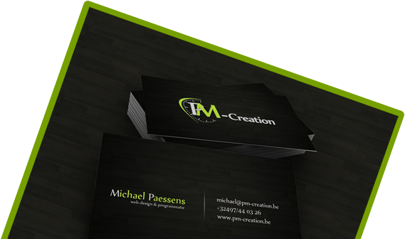 visitekaartje pm-creation